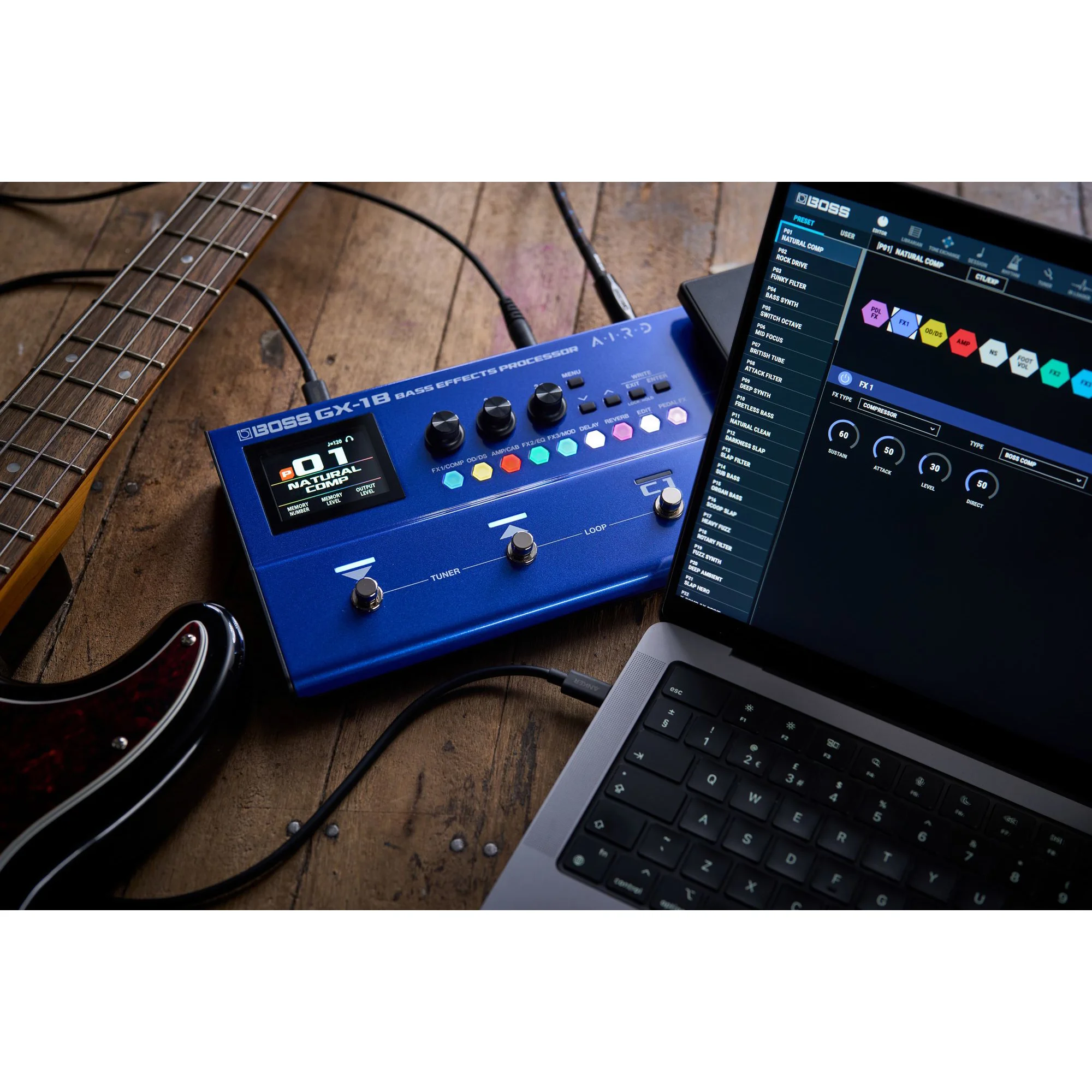 GX-1B Bass Effects Processor